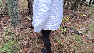 Slapping hanging tits