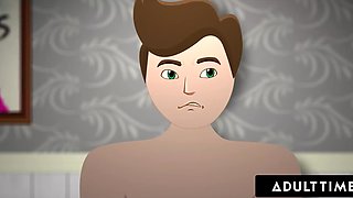 Perfect body latina catches her hung stepson sniffing her underwear and fucks him