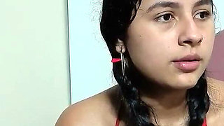 Young Latina with Big Tits Wants to Jerk Your Cock off with Her Tits
