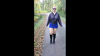 Frivolous Walk Ended with Blowjob