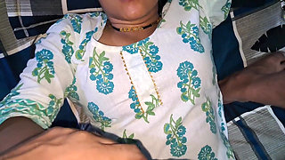 Desi Girlfriend Sucking Big Dick Till Cum in Mouth