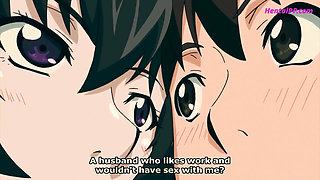 Mommy With Big Tits & Hairy Pussy Play With Cock Between Tits ( Uncensored Hentai )