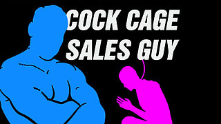 Hubby meets cock cage sales guy