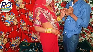 Sex with stepmother's younger sister, lifting the red saree and secretly going to the village for a wedding with the stepson, full video