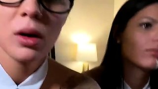 Katrina Vianna Teaming Up With Noemie Dufresne In Schoolgirl