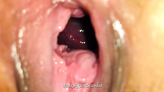 18yo Asian Teen Spreads Cute Pussy Close Up For You