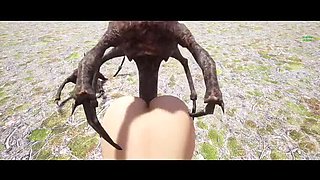 Monster Cock Fucks Alyx Vance - Rough 3D Hentai Sex Animation