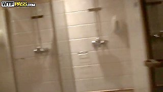 Petite Girl Gives Head At Stag Party