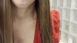 Solo in the Bathroom I Play with My Toy