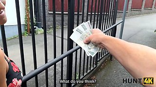 HUNT4K. Rough sex with a stranger is the best medicine instead of fruits: Porn