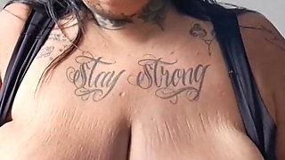 Tattooed BBW Smoke Session - Charm, Confidence and Sensual POV