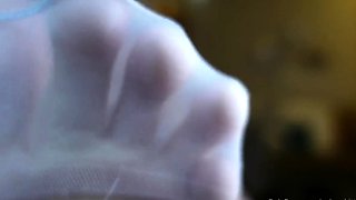 Fetish amateur sex in pink gloves and stockings