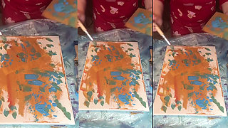 In Big Eyeglasses Asmr Acrylic Art Bloom in the Mist Part 1