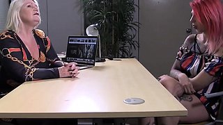 teen OldNannY British Mature Lesbian Masturbation