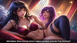 What Makes These Intricate Anime Lingerie and Nude Artworks Truly Stunning