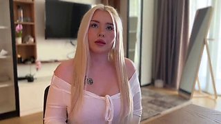Blonde Teen With Big Natural Tits Fucks Neighbor After Fixing His Computer