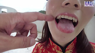 Doll Like Bliss with a Pale Busty Tease on a Playful Exposed Makeover Date Part.2