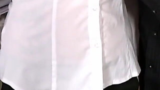 Redhead girl enjoys big cock with the boss in the office