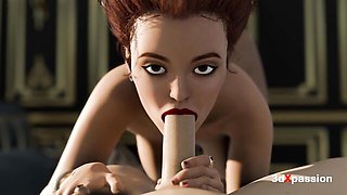 3DXPassion featuring Temptation's brunette movie