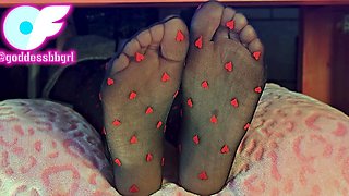 Nylon seamed foot fetish pt2