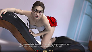 Darker 12 Grace Strips Naked in Studio and Squirts on a Dildo in Front of Everyone