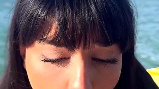 Hannah Jo Gives A Sloppy Blowjob On The Boat Onlyfans Video