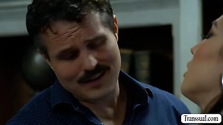 My horny boss wants me to fuck her wet asshole