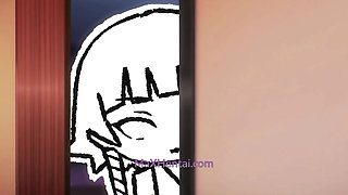 They get Caught and end up having a Threesome (Cartoon Anime)