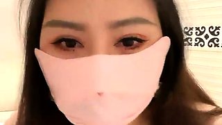 Glamour babe with big boobs masturbates in lingerie