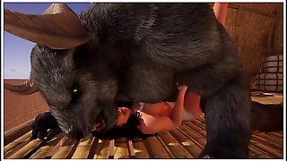 Furry King Fucks His Obedient Maid - Car Toon