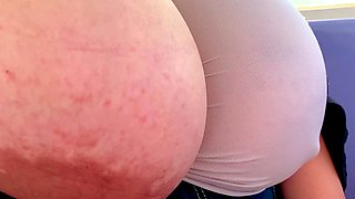 Great Big Boobs On Masturbating Redhead