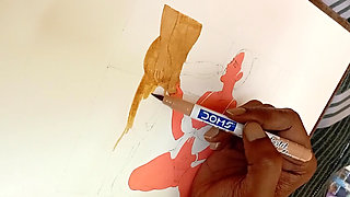 Desi Sexy Indian Sister in law drinking pee from the big cock of brother in law while pissing herself in the open