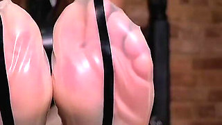 Latex Feet JOI