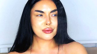 Beautiful Brunette Smoking Fetish Tease - Softcore Seduction