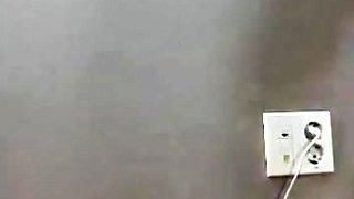 Cute amateur brunette naughty in solo jerking show on camera