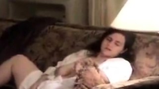 my Stepmom caught dildoing on the couch