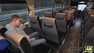 Hunt4k. hot bus porn with enormous titty dark haired