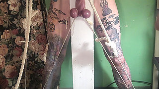 Goode Girl Unholy Crucifix Ballbusting Pt2