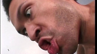 Beautiful Sexy Busty MILF Fucked and Cummed in Mouth by Three Black Monster Cocks