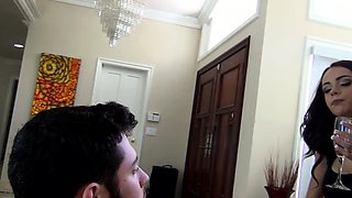 Naked crotchless hose sex and foot fetish