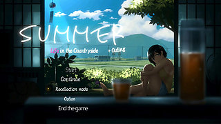 Hentai Game - Big Boobs Country Girl Sex at Festival - All CG Scenes