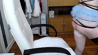 Awesome Big Boobs Blonde Masturbates In The Shower