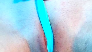 Chubby Brunette Big Boobs Dildo Masturbation