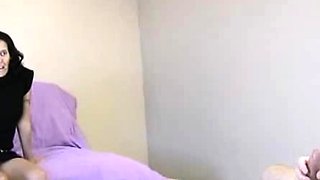 When Milf Hayden catches Billy masturbating, the curious