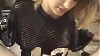 Tomboy Tiffany Takes a Hard Deep Throating