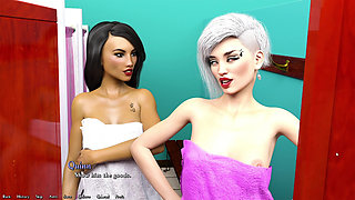 Quinn & Camila Ep1 Bathroom Threesome: Camila Sucks Dan's Cock, Quinn Watches Then Dan Rails Camila's Soft Juicy Ass