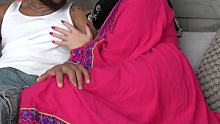 Hijabi Hot Wife Cheating with Her Step-daughter's BBC Boyfriend