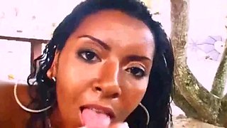 XY TWO MILFS INTERRACIAL FOURSOME ON VACATION HD: Blowjob, Doggy  Cowgirl Porn