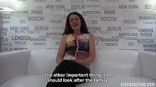 Amazing Petra: Brunette MILF in Hardcore Casting