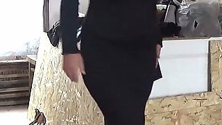Trying on Sexy MILF Dresses with a Big Ass